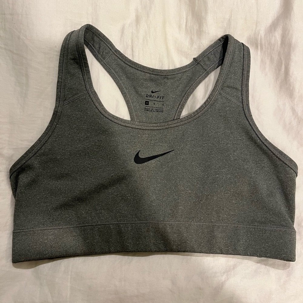 Nike Dri-Fit Women's Gray Sports Bra M